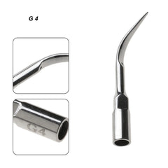5Pcs Dental Ultrasonic Scaler Tips | EMS & Woodpecker Compatible | Stainless Steel Periodontal Scaling Tips
