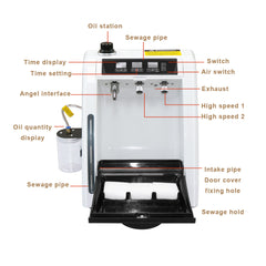 110V Dental Maintenance System Lubricator Device Oil Cleaning Machine
