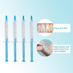 Teeth Whitening Gel Kit 10pcs 3ml Syringes - Professional Grade Stain Removal