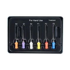 Dental Endodontic Rotary Files 25mm - Nickel Titanium Hand Use 6pcs