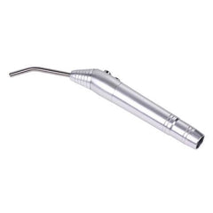 Dental Air Water Spray 3 Way Syringe Silver with 2 Nozzles - Aluminum Autoclavable