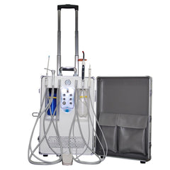 Dental Portable Delivery Unit All-in-One Mobile - LED Curing Light Ultrasonic Scaler 550W
