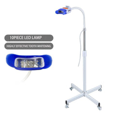Dental Teeth Whitening Machine 10 LED Lamps - Blue Red Purple Cold Light 36W