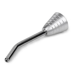 Dental Air Water Spray 3 Way Syringe Silver with 2 Nozzles - Aluminum Autoclavable