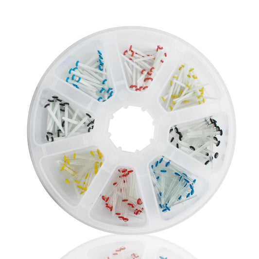 Dental Fiber Posts 200pcs - Glass Quartz 1.2-1.8mm
