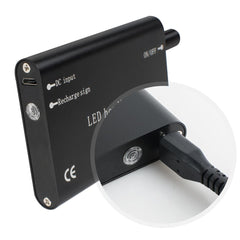 Portable Dental LED Headlight 1W Black Rechargeable - Clip-on for Loupes