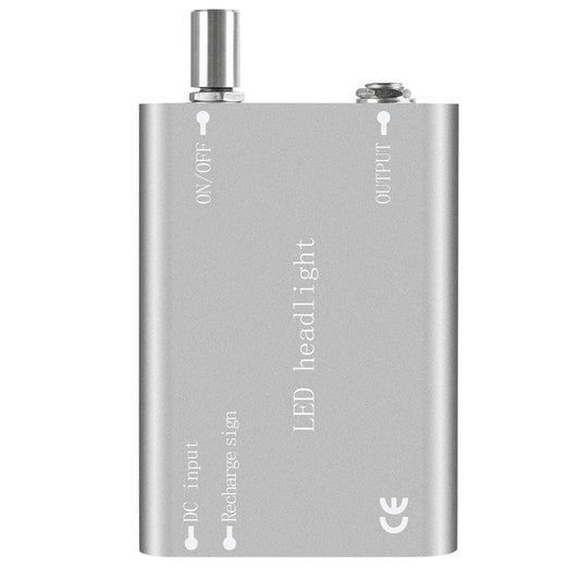 Dental Headlight Battery Pack USB Rechargeable - 4.2V 5W Lithium Silver