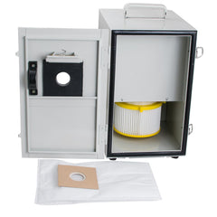Dental Lab Digital Dust Collector 550W Double Impeller - Vacuum Cleaner with LED Display