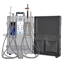 Dental Portable Delivery Unit All-in-One Mobile - LED Curing Light Ultrasonic Scaler 550W