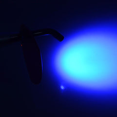 Dental Wireless LED Curing Light 1500mW Silver - Cordless Rechargeable 5W 420-480nm