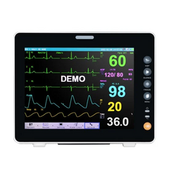 8-Inch Dental Patient Monitor | ECG, NIBP, SpO2, TEMP & RESP — Multi-Parameter Vital Signs Monitor