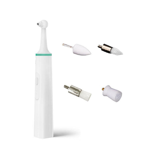 Electric Tooth Polisher USB Rechargeable 3 Modes - 4 Tips Plaque Remover 12000rpm