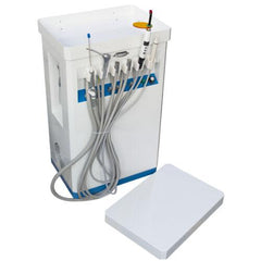 Portable Dental Delivery Cart Unit with Compressor - 4 Hole