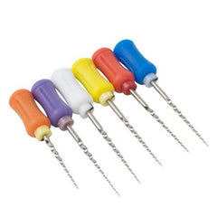 Dental Endodontic Rotary Files 25mm - Nickel Titanium Hand Use 6pcs