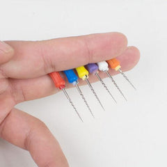 Dental Endodontic Rotary Files 25mm - Nickel Titanium Hand Use 6pcs