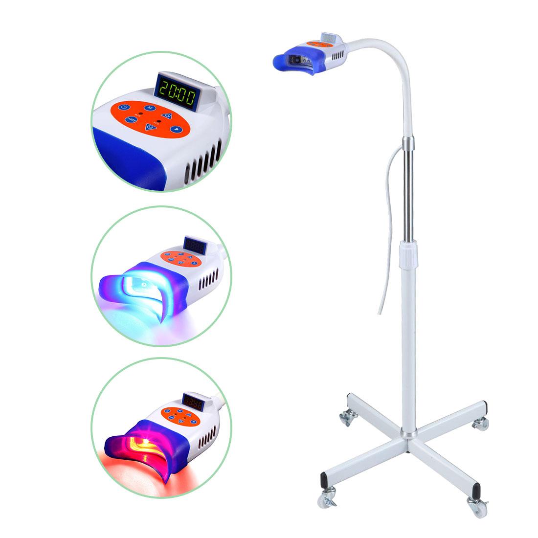 Dental Teeth Whitening Machine 10 LED Lamps - Blue Red Purple Cold Light 36W