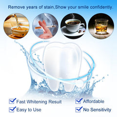 Teeth Whitening Gel Kit 10pcs 3ml Syringes - Professional Grade Stain Removal