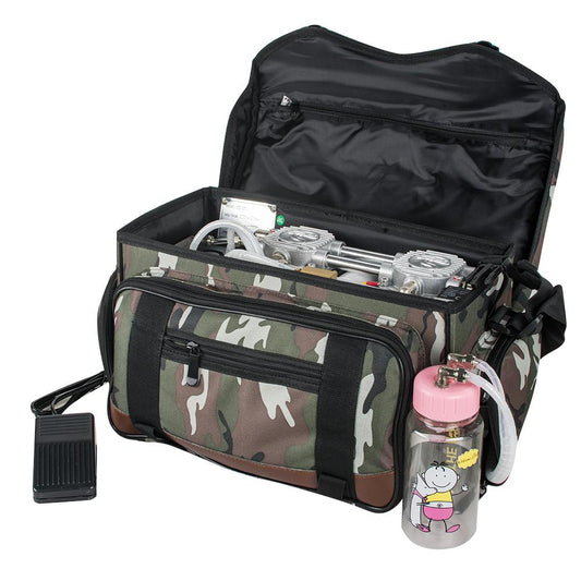 Portable Dental Unit Air Compressor Suction 3 Way Syringe 410W - Mobile 110V-220V 15kg
