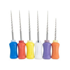 Dental Endodontic Rotary Files 25mm - Nickel Titanium Hand Use 6pcs