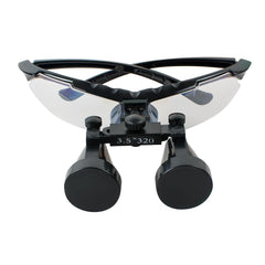 Dental Binocular Loupes 3.5X 320mm - Black