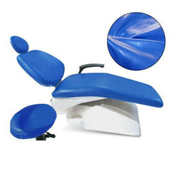 Dental Chair Seat Cover 4pcs Set PU Leather Elastic - Washable Protector Pure Colors