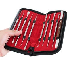 Dental Wax Carving Tool Set 10pcs - Stainless Steel