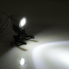 Portable Dental LED Headlight 1W Black Rechargeable - Clip-on for Loupes