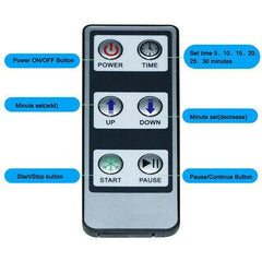 Dental Mobile LED Teeth Whitening Lamp - Cold Bleaching Blue Light System with Remote