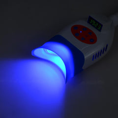 Dental Teeth Whitening LED Light 10 Lamps Table Mount - Blue Red 36W Accelerator