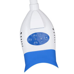 Dental Teeth Whitening LED Light 10 Lamps Table Clamp - 36W Blue Light 0-20 Min Timer