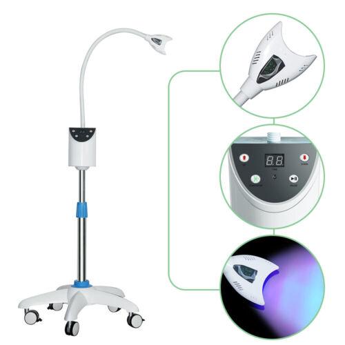 Dental Mobile LED Teeth Whitening Lamp - Cold Bleaching Blue Light System with Remote