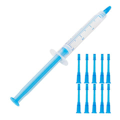 Teeth Whitening Gel Kit 10pcs 3ml Syringes - Professional Grade Stain Removal