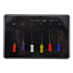 Dental Endodontic Rotary Files 25mm - Nickel Titanium Hand Use 6pcs