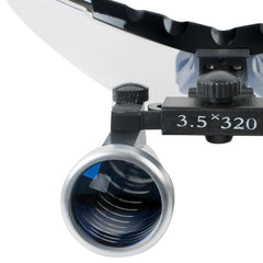 Dental Binocular Loupes 3.5X 320mm - Black